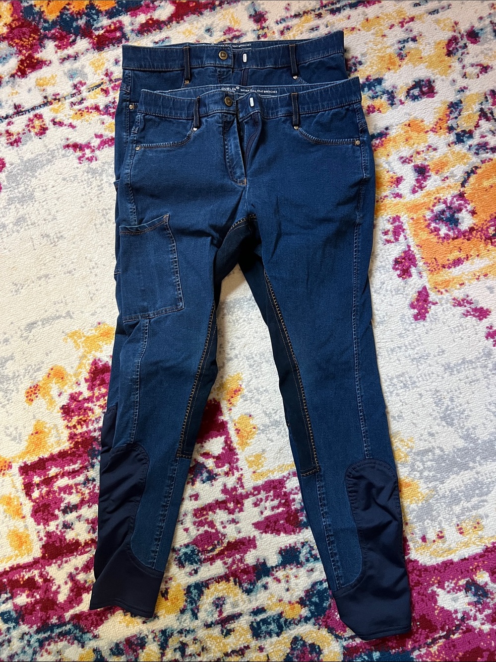 Dublin Shona Full Suede Seat Denim Breeches